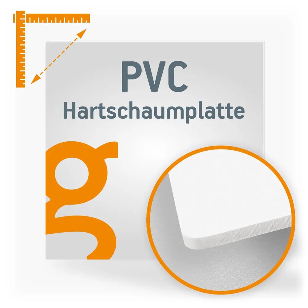 PVC Hartschaumplatte bedrucken lassen